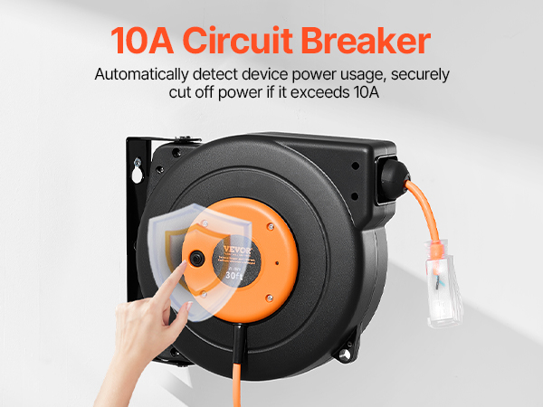 retractable cord reel