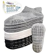 Simply Kids Baby Ankle Socks with Grippers (9 Pair) for 0 Months - 7 Years Old Toddler Boy