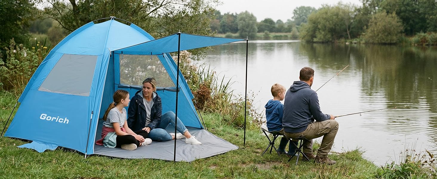 beach camping tent shade 4 person