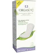 Organyc 100% Certified Organic Cotton Flat Panty Liner - Everyday Sanitary Pad, Free from Wood Pu...