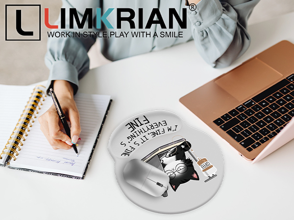 Ergonomic Mouse Pad with Wrist Rest