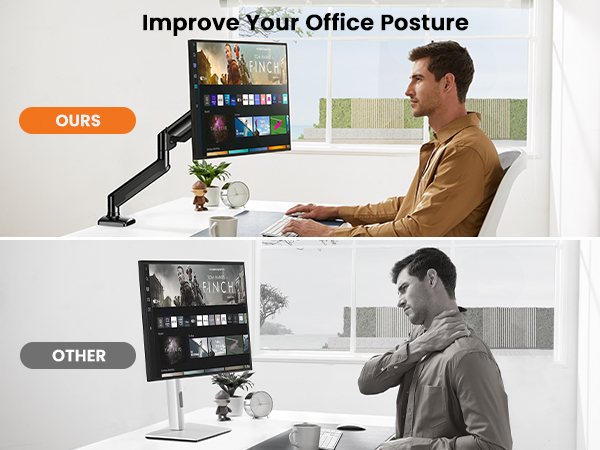 single monitor arm