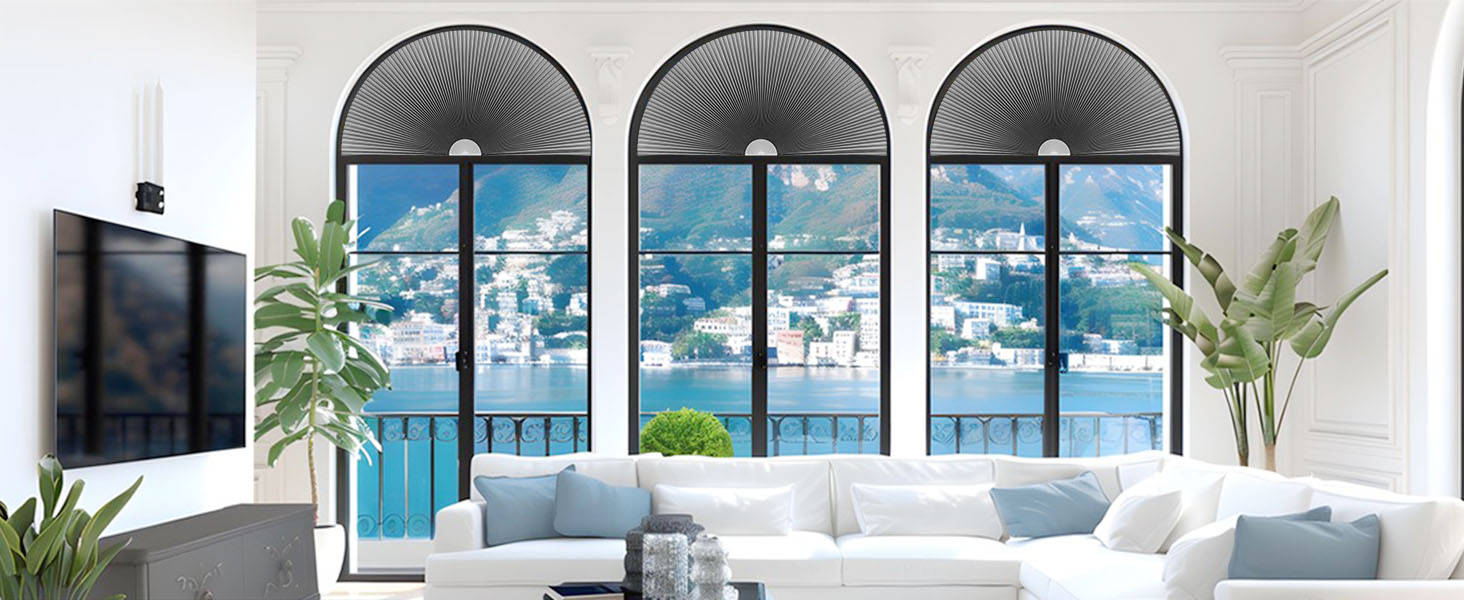 Arch Window Shade Blackout Cellular Shades