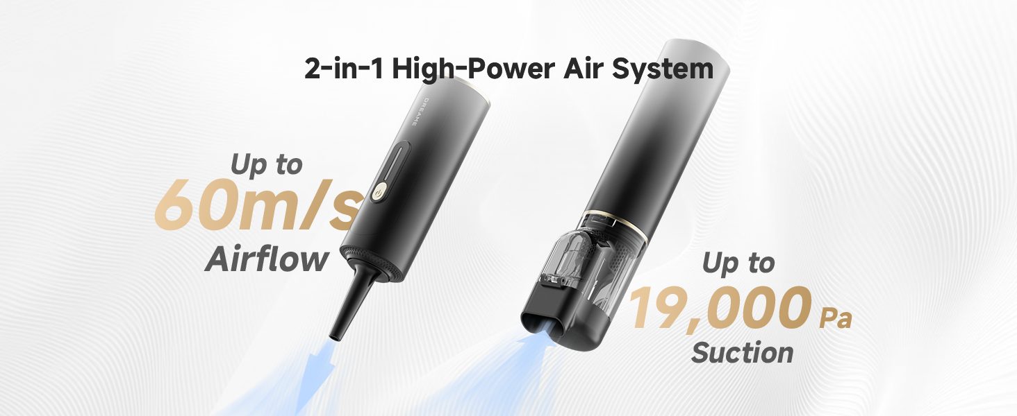 DREAME VBP20-B Cordless Vacuum Cleaner 2-in-1 High-power Air System