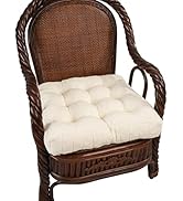 Glyzia Large Chair Cushions with Handle, 20"x20" Square Thick Seat Cushions for Wicker Chairs, Pa...