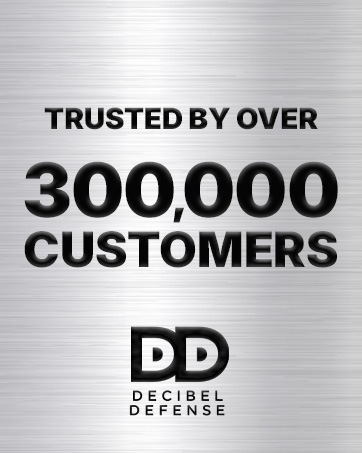 decibel defense shooting ear protection noise reduction noise cancelling ear muffs gun range