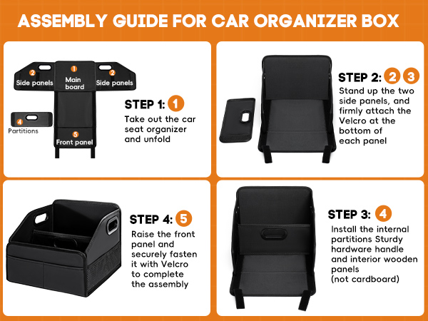 car seat organizer
