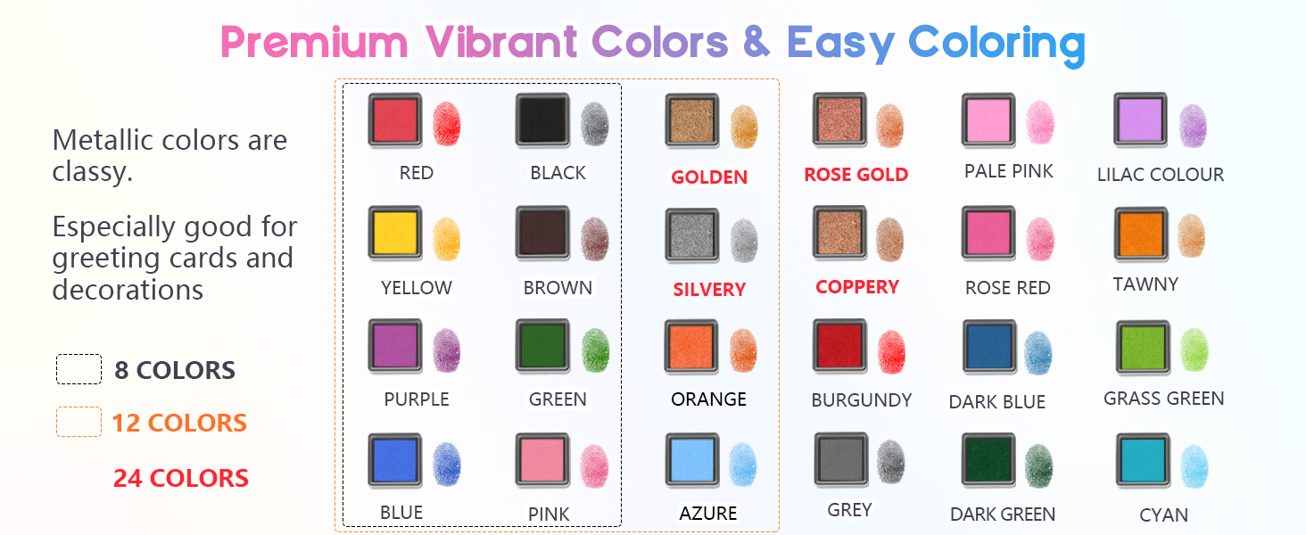 Premium Vibrant Colors & Easy Coloring