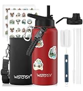 32oz Insulated Water Bottle (Cold for 48 Hrs),BPA Free&Leak Proof,Stainless Steel Water Flask,Wat...