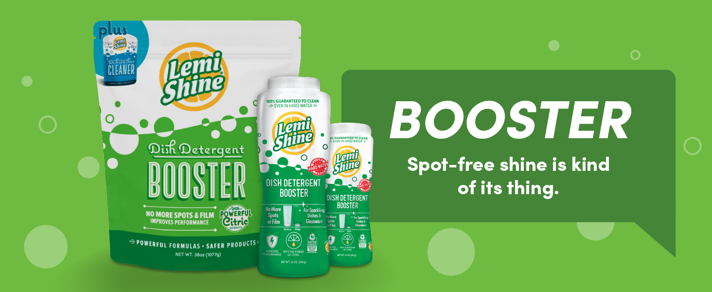 lemishine dish detergent booster