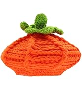 Pumpkin Baby Hat Soft Baby Beanie Warm Boy Pumpkin Costume Toddlers Crochet Hats for Autumn, Hall...