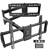 PERLESMITH Long Arm TV Wall Mount for 42-90 inch TVs, Full Motion TV Mount with 42.72 inch Extens...