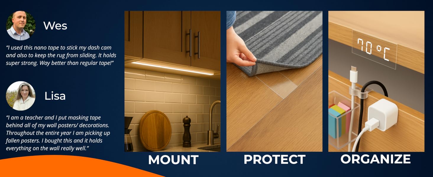 Hear what customers are saying about our nano tape