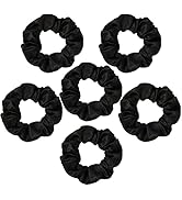 Scrunchies Hair Ties Satin Silk - Hair Bands Scrunchy for Thick Curl Hair No Crease Hair Accessor...