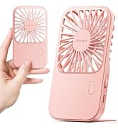 Otlonpe Mini Portable Handheld Fan, Small Rechargeable Pocket Travel Fan with Hand Held Desktop M...