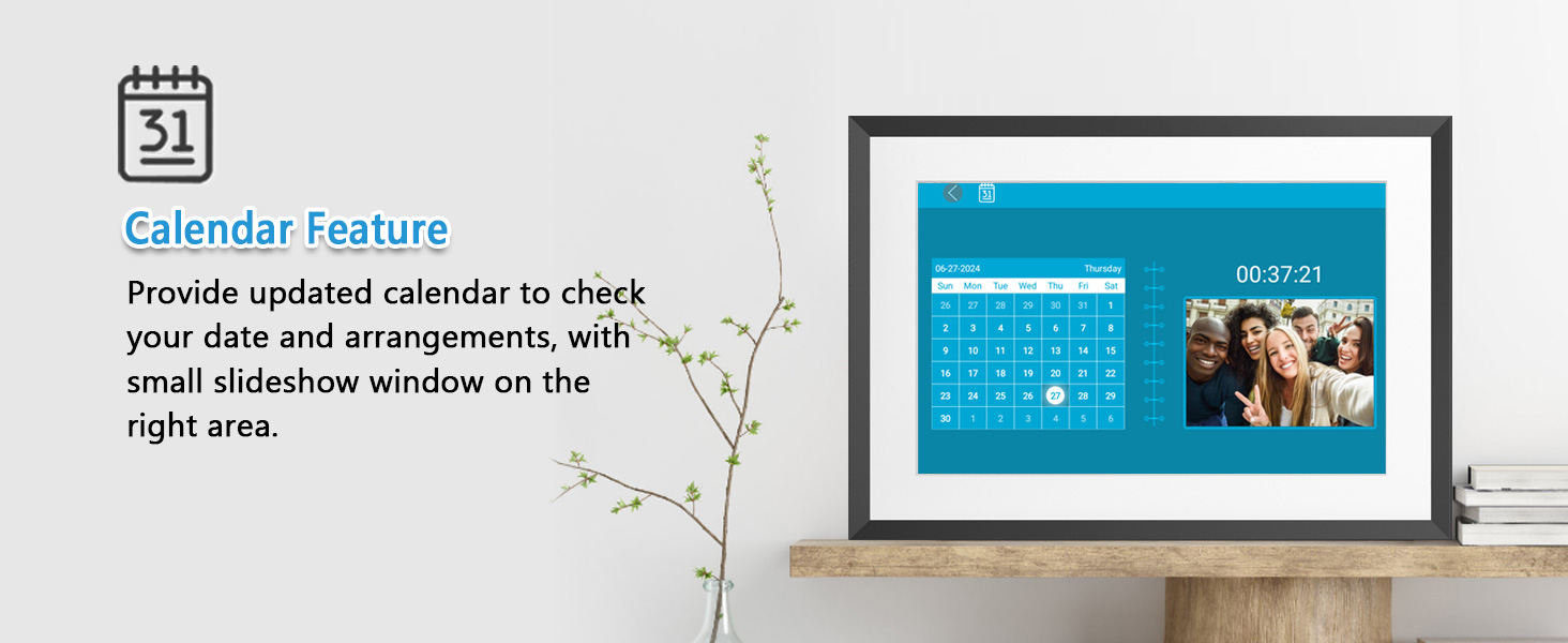 10.1 Inch WiFi Digital Picture Frame Digital Photo Frame