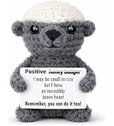 Handmade Encourage Crochet Honey Badger Gifts – Unique Presents for Husband Boyfriend Man Coworke...