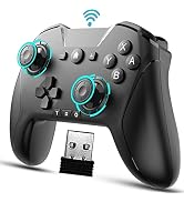 UNIHOW Controller for PC/Laptop/Android/TV/Tesla/Steam/Switch, Switch Pro Controller with Backbon...