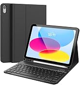 CHESONA Keyboard Case for iPad 10th Generation 10.9inch - 2022, Detachable Bluetooth Keyboard, St...