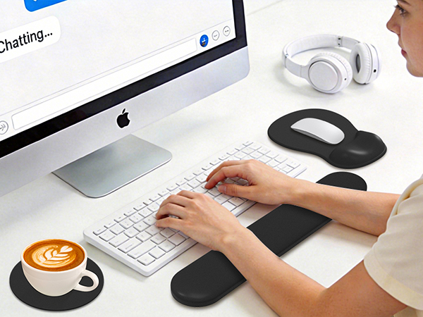 wrist support for keyboard and mouse