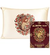 Kitsch x Harry Potter Gryffindor Satin Pillowcase w/Zipper for Hair & Skin - Double-Sided, Softer...
