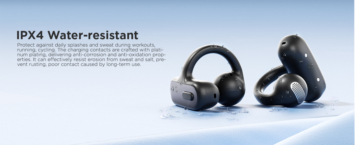 clip-on open-ear earphones
