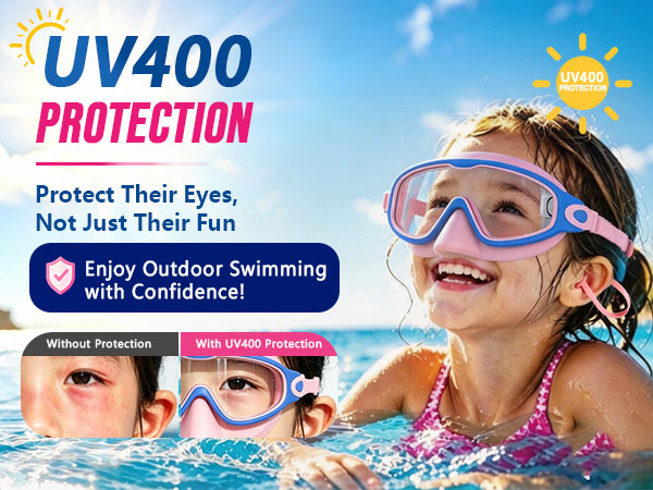uv protection swim goggles beach swim goggles