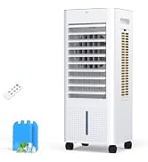 PNTCK Portable Air Conditioners, 3-IN-1 Swamp Cooler with 3 Fan Speeds, 4 Modes, 12H Timer, Remot...