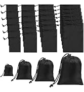 iMucci 12/24Pcs Drawstring Bag Waterproof sack Nylon Bag for Gym Traveling…