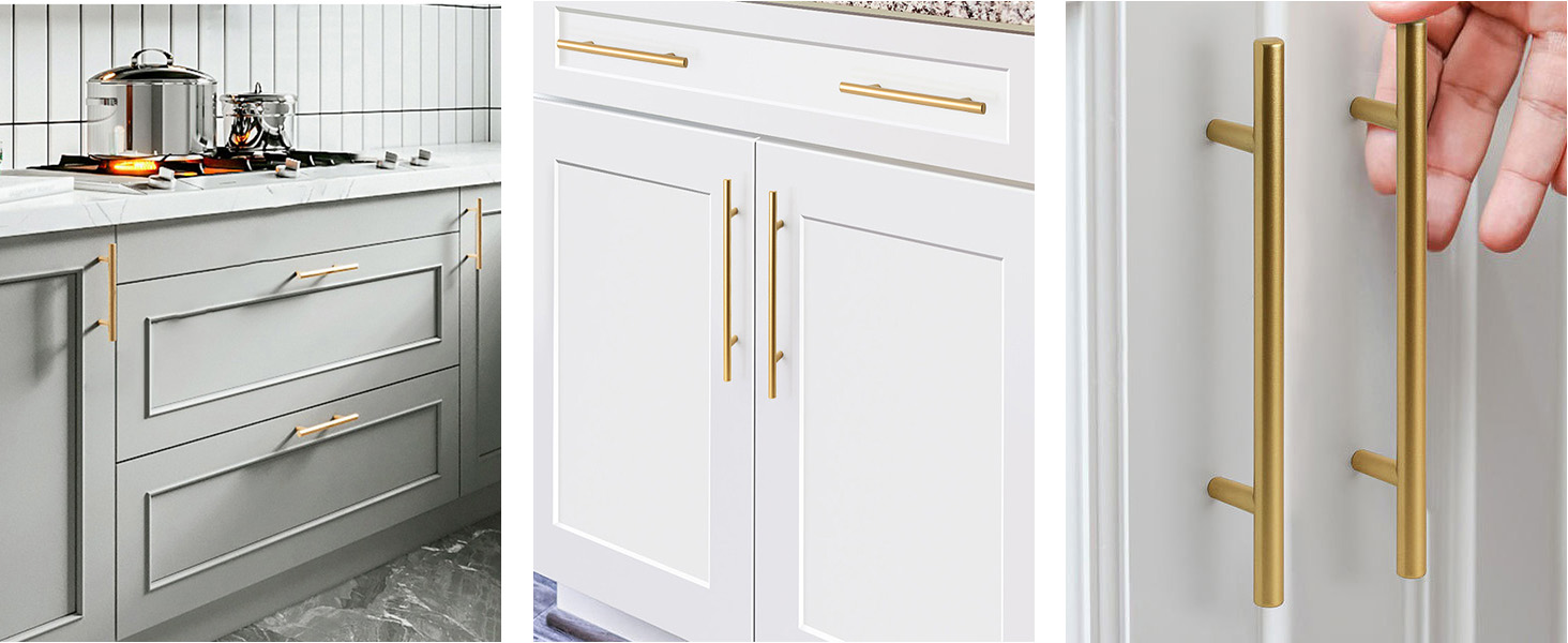 Kitchen Cabinet Door Handles and Knobs Bathroom Bedroom Furniture Handles Stainless Steel