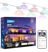 NEEWER 96ft Permanent Outdoor Lights for House Decor, Smart AI RGBCW Outside Eaves String Christm...