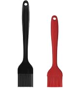 Hhyn Silicone Basting Pastry Brush Set 2 Pack Heat Resistant Spread Oil Butter Sauce for BBQ Gril...