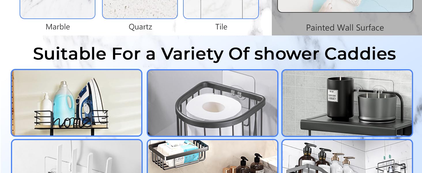 Shower Caddy Adhesive Replacement Hooks