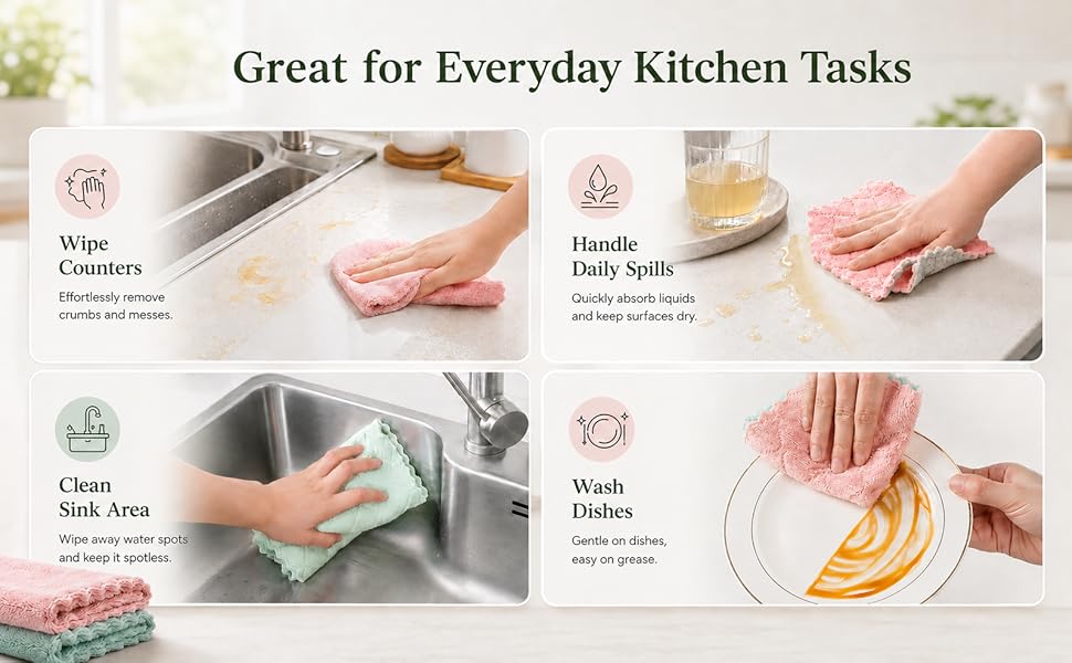 kitchen cleaning cloths