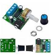 WWZMDiB 3Pcs New Version LM386 Audio Amplifier Module DC 3-12V Adjustable Power Amplifier Board S...