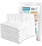 Cloudslucky Vacuum Storage Bags,5L&5J Space Saver Bags(10 Packs), Compression Airtight Zipper Bag...