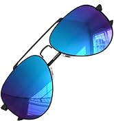 LUENX Aviator Sunglasses for Men Women Polarized Driving Classic Shades - UV 400 Protection with ...