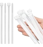 Zip Ties 12 inch Heavy Duty Zip Ties with 120 LBS Tensile Strength, Self Locking Strong Plastic W...
