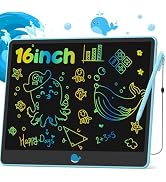 Hockvill LCD Writing Tablet for Kids 16 Inch, Toys for Girls Boys Drawing Pad for 3 4 5 6 7 8 Yea...