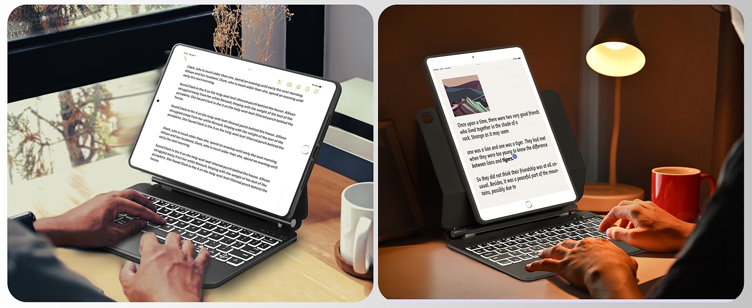 For iPad 9th 8th 7th Generation Keyboard Case