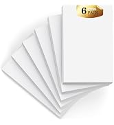 Notepads 3x5, 6 Pack Small Note Pads, Server Note Pads, Scratch Pads 3x5, Memo Pads White Paper, ...