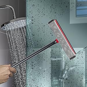 showersqueegee outside sqeegy squgee squuegee water blade extendable squeegees scraper