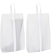 Vorspack Shoe Bags for Travel - 2 Pack Extra Large Transparent Shoe Organizer with Handle Dustpro...