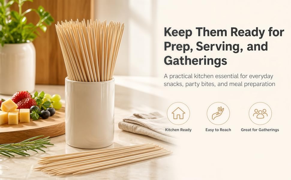 bamboo skewers