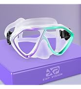 Scuba Diving Mask for Adults - Premium Anti-Fog Snorkeling Mask Comfortable & Leak-Proof Swim Gog...