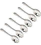 Skull Sugar Spoon 304 Stainless Steel Tea and Coffee Stirring Spoon Set of 6, Coffee Scoop Spoon ...