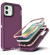 YmhxcY for iPhone 12 Case & iPhone 12 Pro Phone Case Shockproof Dropproof Dust-Proof Drop Proof 3...