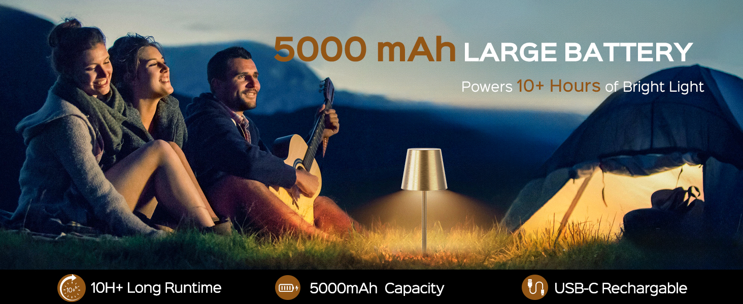 battery powered lamp, battery operated lamp