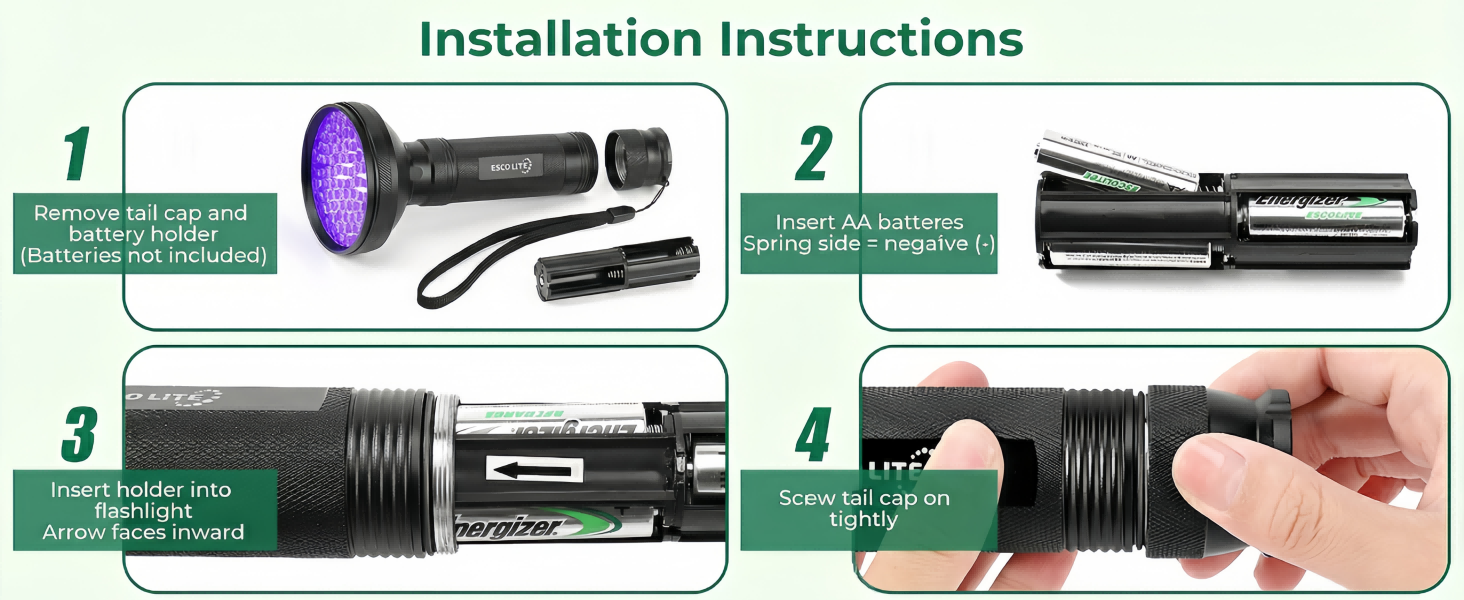 395 uv flashlight uv flashlight black light high intensity uv light battery powered black light