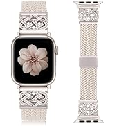 Braided Magnetic Band Compatible with Apple Watch Bands 38/40/41/42/44/45/46/49mm Women Men, Celt...